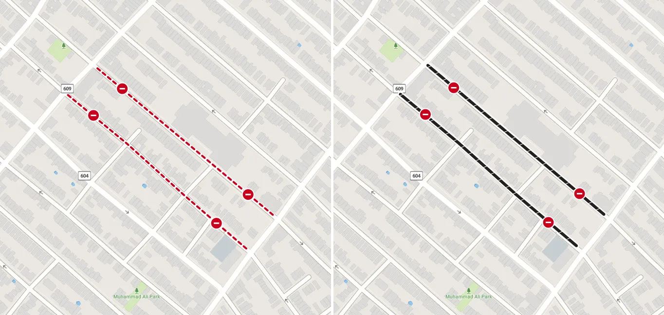 Closures Map Screenshot
