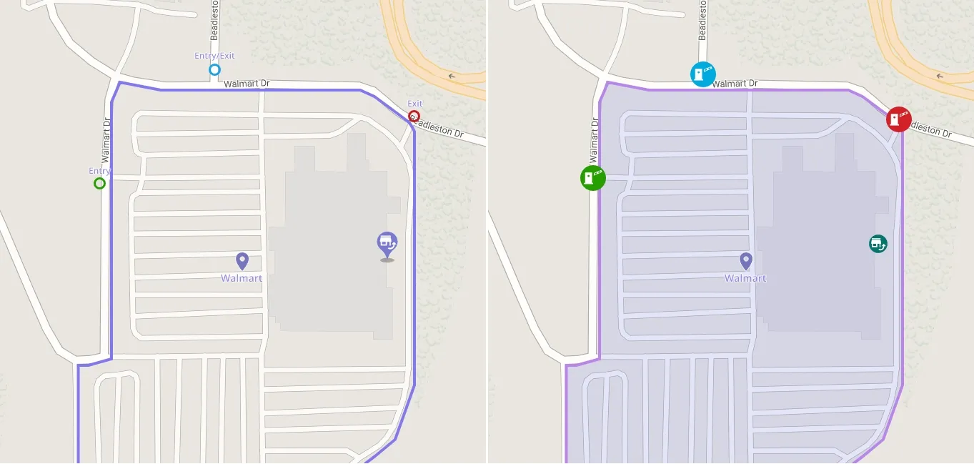 Verified Places Map Screenshot
