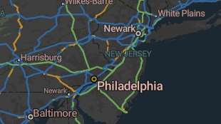 Mobile American Dark Map Screenshot
