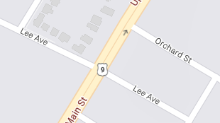 Map screenshot showing Divided Highways 