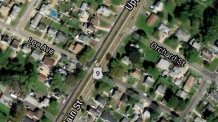 Map screenshot showing Divided Highways 