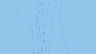 Map screenshot showing Ferry Lines 