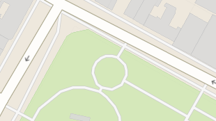 Map screenshot showing Footpaths 