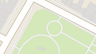 Map screenshot showing Footpaths 