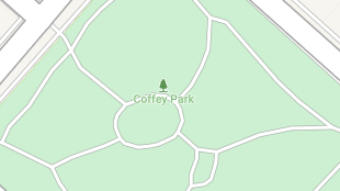 Map screenshot showing Footpaths 