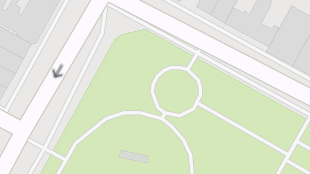 Map screenshot showing Footpaths 