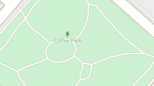 Map screenshot showing Footpaths 
