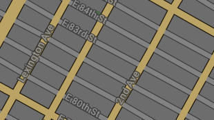 Map screenshot showing Local 