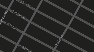 Map screenshot showing Local 
