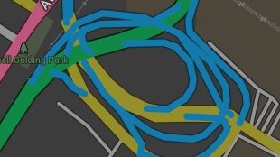 Map screenshot showing Ramps 