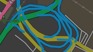 Map screenshot showing Ramps 