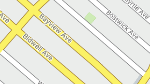 Map screenshot showing Secondary 