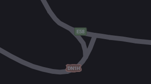 Map screenshot showing Toll Divided Highways 