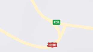 Map screenshot showing Toll Divided Highways 