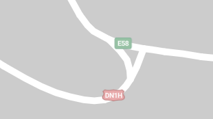 Map screenshot showing Toll Divided Highways 