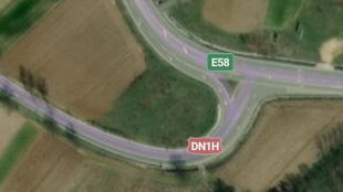Map screenshot showing Toll Divided Highways 