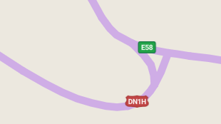 Map screenshot showing Toll Divided Highways 