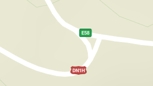 Map screenshot showing Toll Divided Highways 