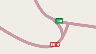 Map screenshot showing Toll Divided Highways 