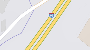 Map screenshot showing Toll Interstates 