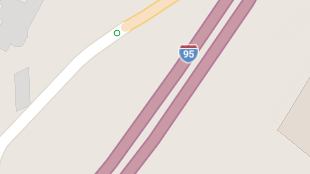 Map screenshot showing Toll Interstates 