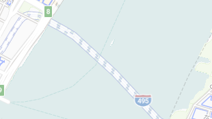 Map screenshot showing Toll Tunnels 