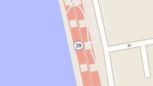 Map screenshot showing Tunnels 