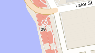 Map screenshot showing Tunnels 