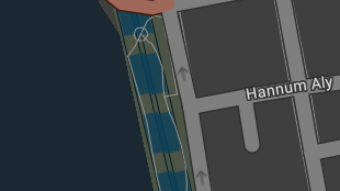 Map screenshot showing Tunnels 