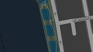 Map screenshot showing Tunnels 