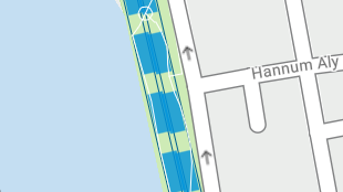 Map screenshot showing Tunnels 