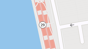 Map screenshot showing Tunnels 