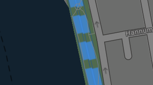 Map screenshot showing Tunnels 