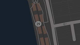 Map screenshot showing Tunnels 