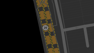 Map screenshot showing Tunnels 