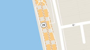 Map screenshot showing Tunnels 