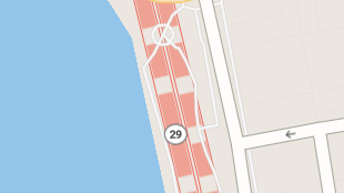 Map screenshot showing Tunnels 